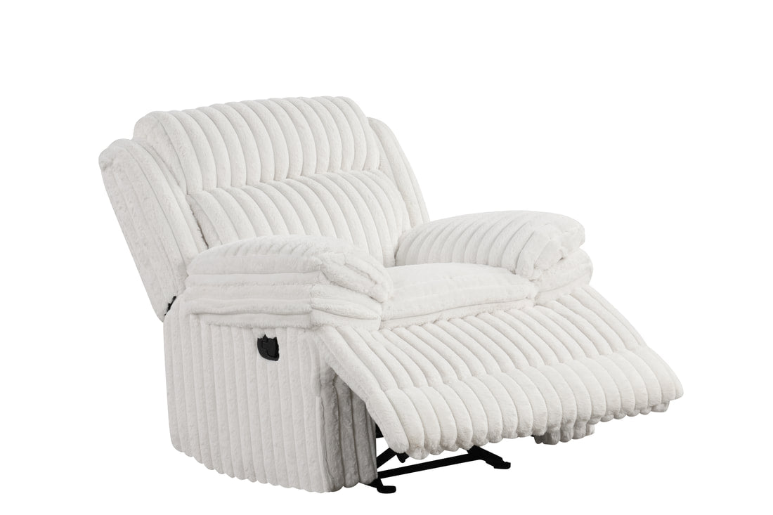 Heaven - White 3pc Reclining Set (HH)