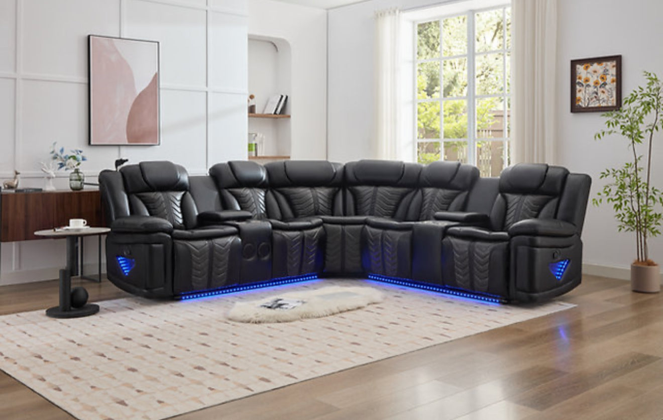 Innova Sectional (Black) (NE)