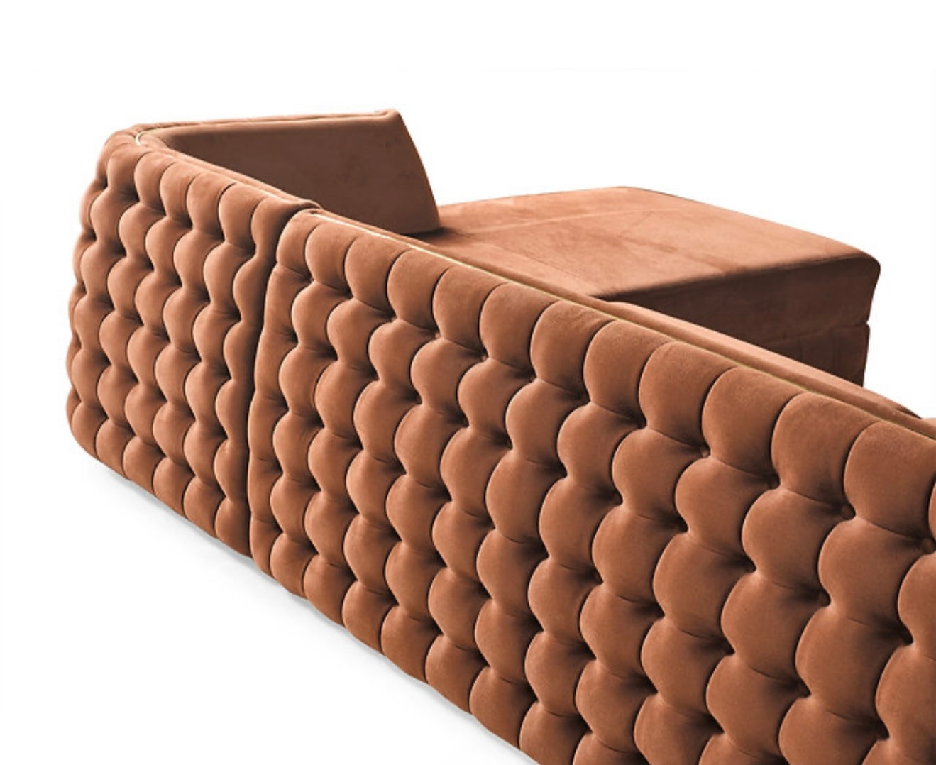 Sicilya Sectional (Rust Orange) (NE)