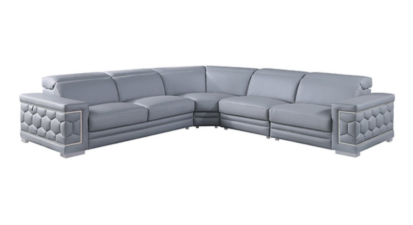 Favo Sectional (LT. Blue) (NE)