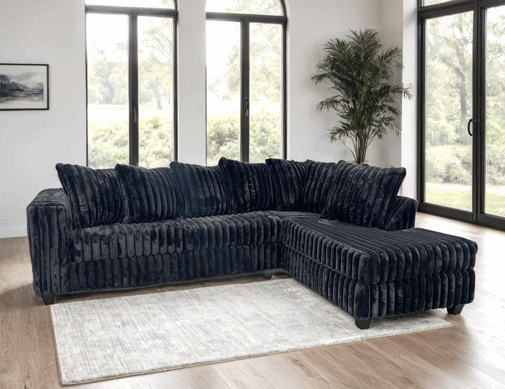 Sectional (Black) (HH)