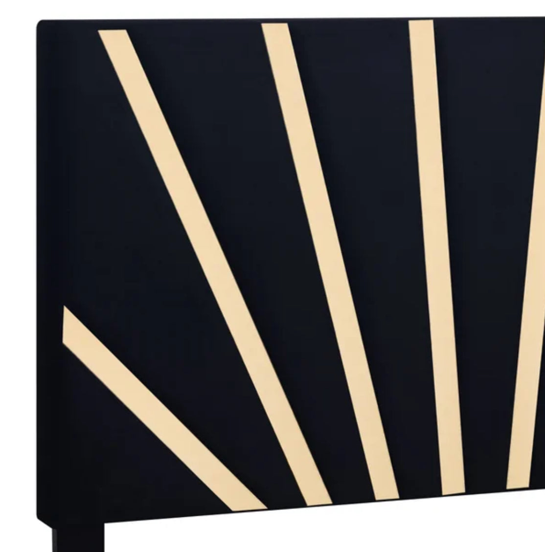 Nico Black Platform Bed (HH)