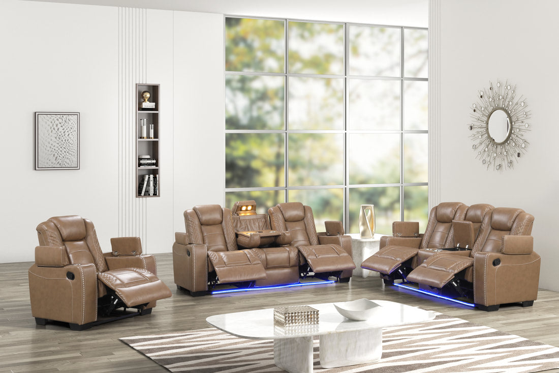STEFANO10 3PC Reclining Set (HH)