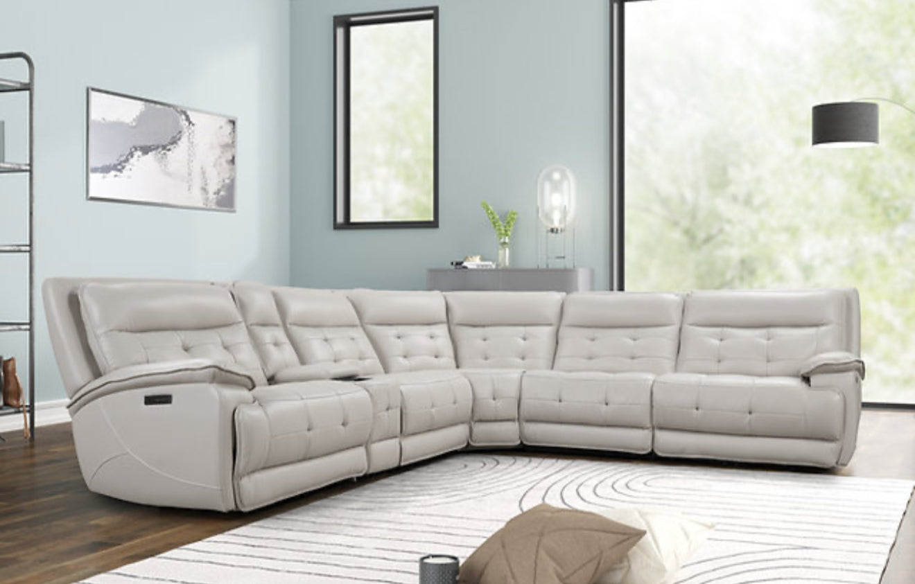 Starlight Sectional (Power/Adj Head) (Sand) (NE)