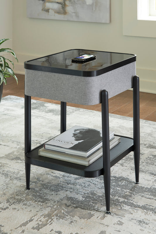 A4000550 - Accent Table w/Speaker (USB PORT) (HH)