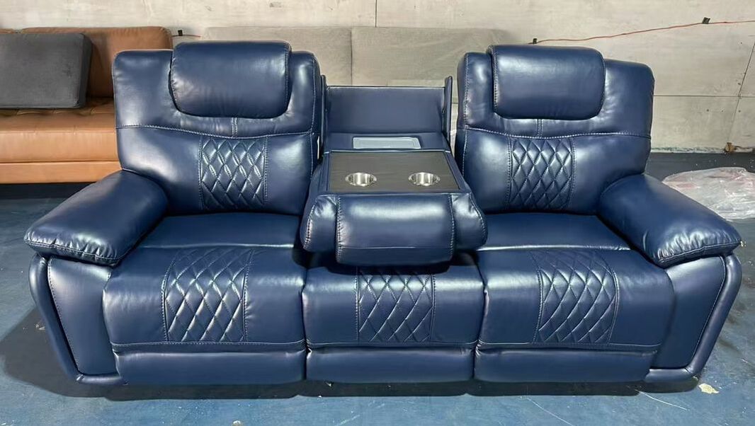 Galveston Blue - 3PC OVERSIZED Reclining Set (HH)