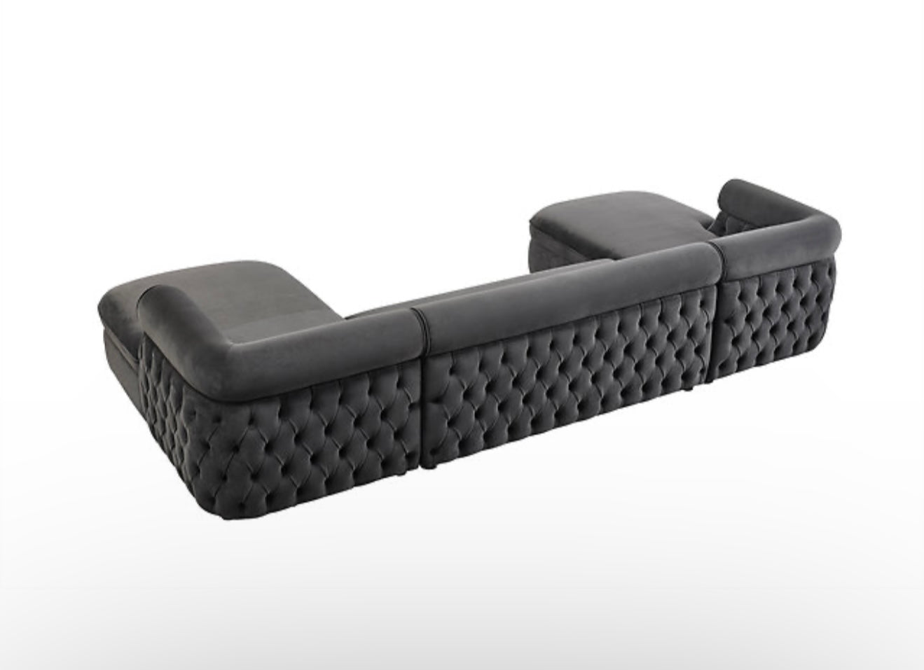 Brooklyn Sectional (Grey) (NE)