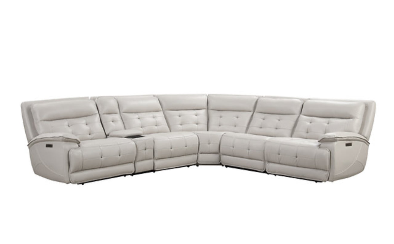 Starlight Sectional (Power/Adj Head) (Sand) (NE)