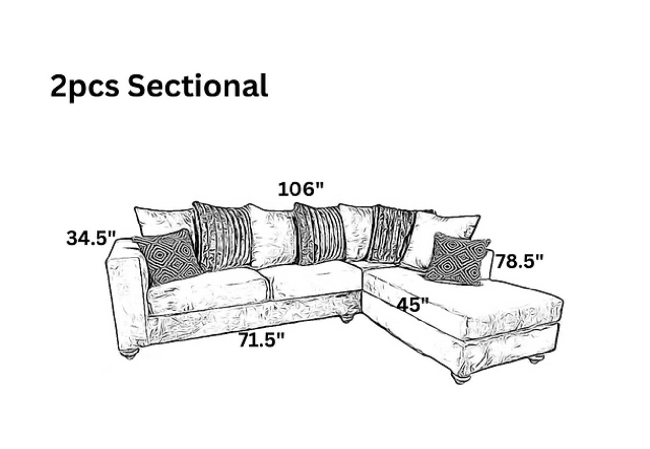 Black Sectional (NE)
