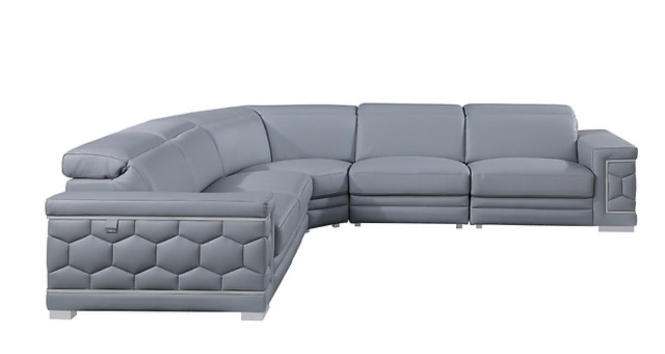 Favo Sectional (LT. Blue) (NE)