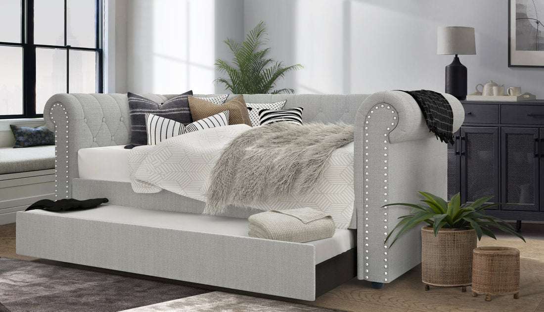 Oakmont Grey - Daybed with Trundle (HH)