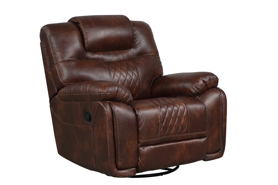 Galveston Brown - 3PC OVERSIZED Reclining Set (HH)