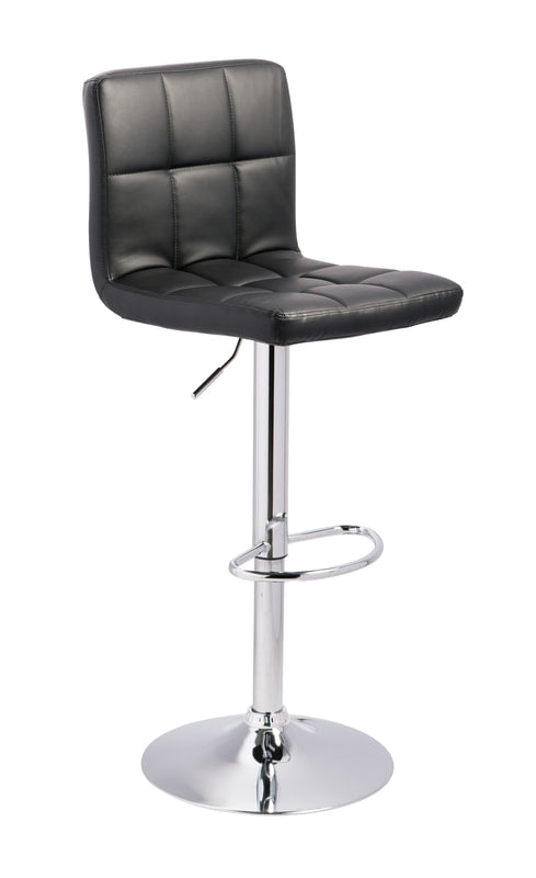 D120-130 Black Swivel Barstool (HH)