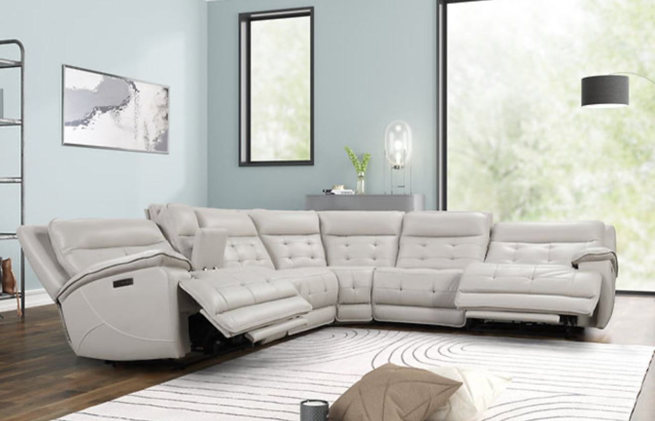 Starlight Sectional (Power/Adj Head) (Sand) (NE)