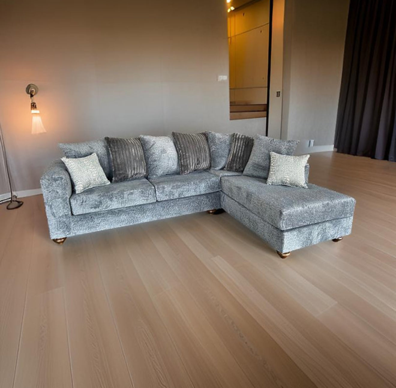 Rivera Sectional (Grey) (NE)