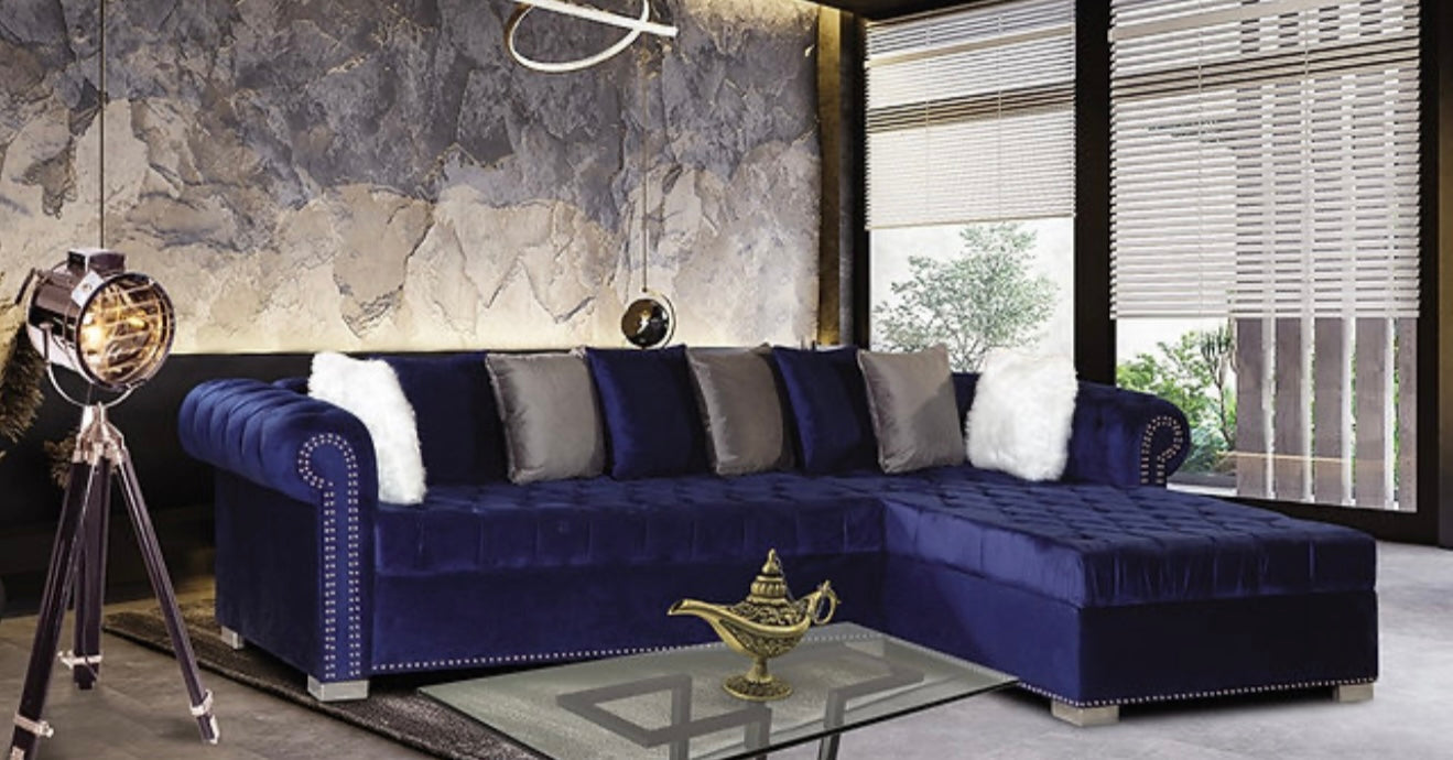 Milan Sectional (Blue) (NE)