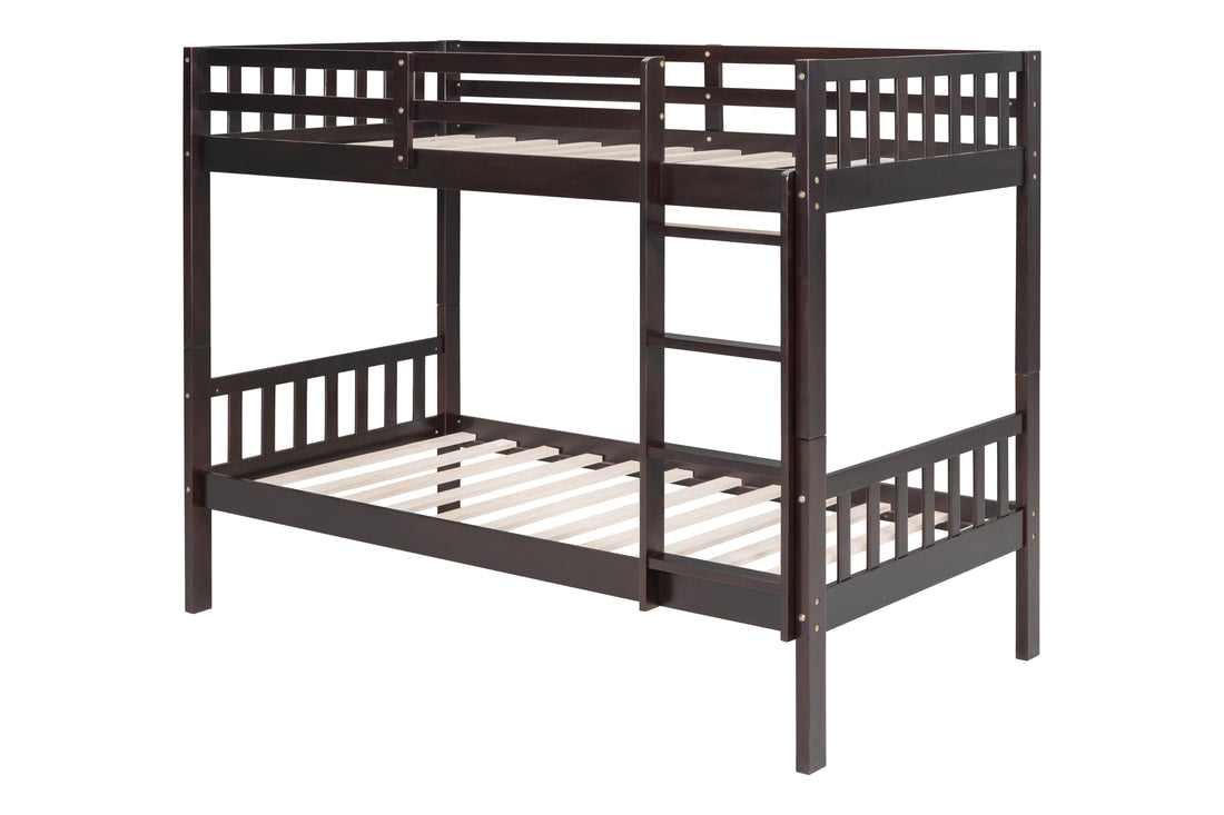 BB10 Twin/Twin Bunk Bed Espresso (HH)