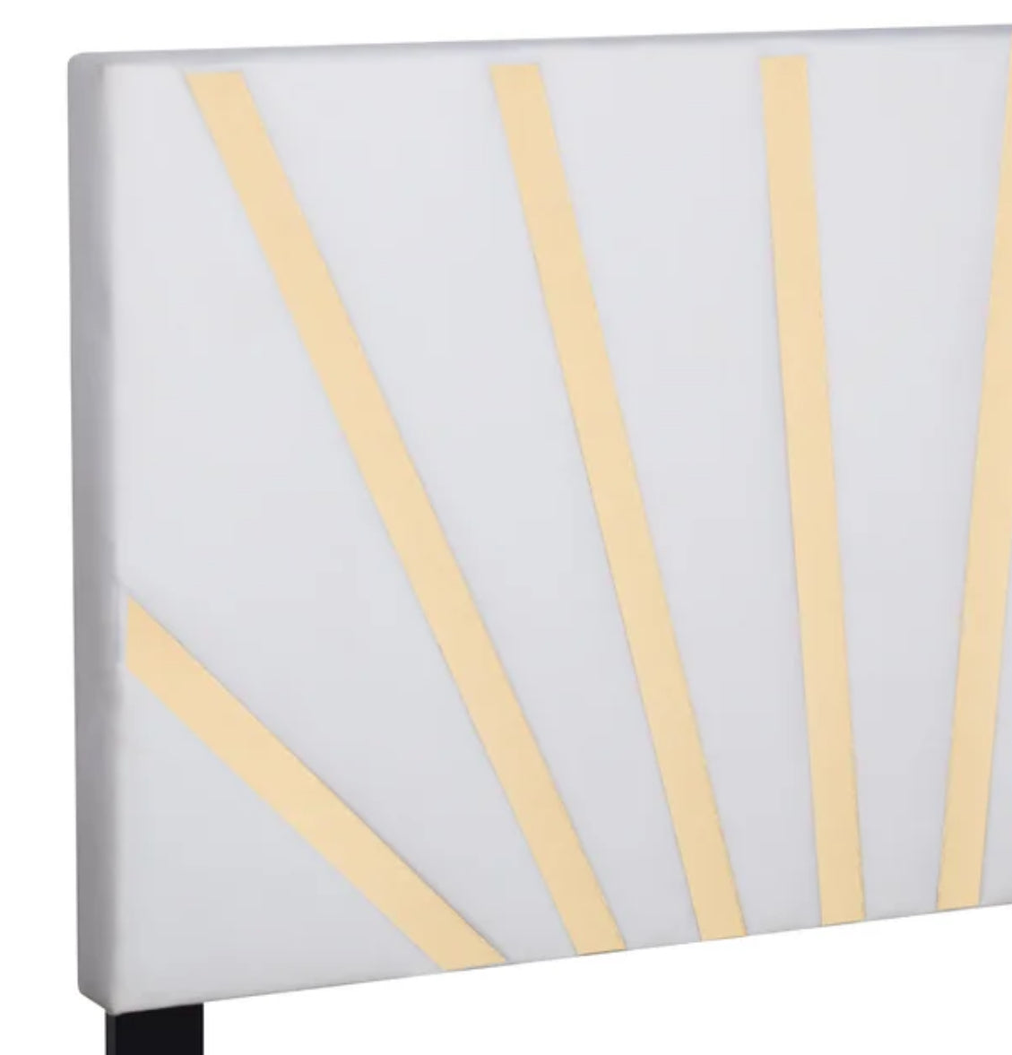 Nico White Platform Bed (HH)