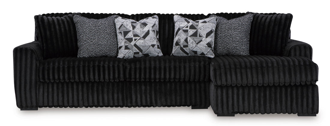 Ashley Black 2PC Sectional (HH)