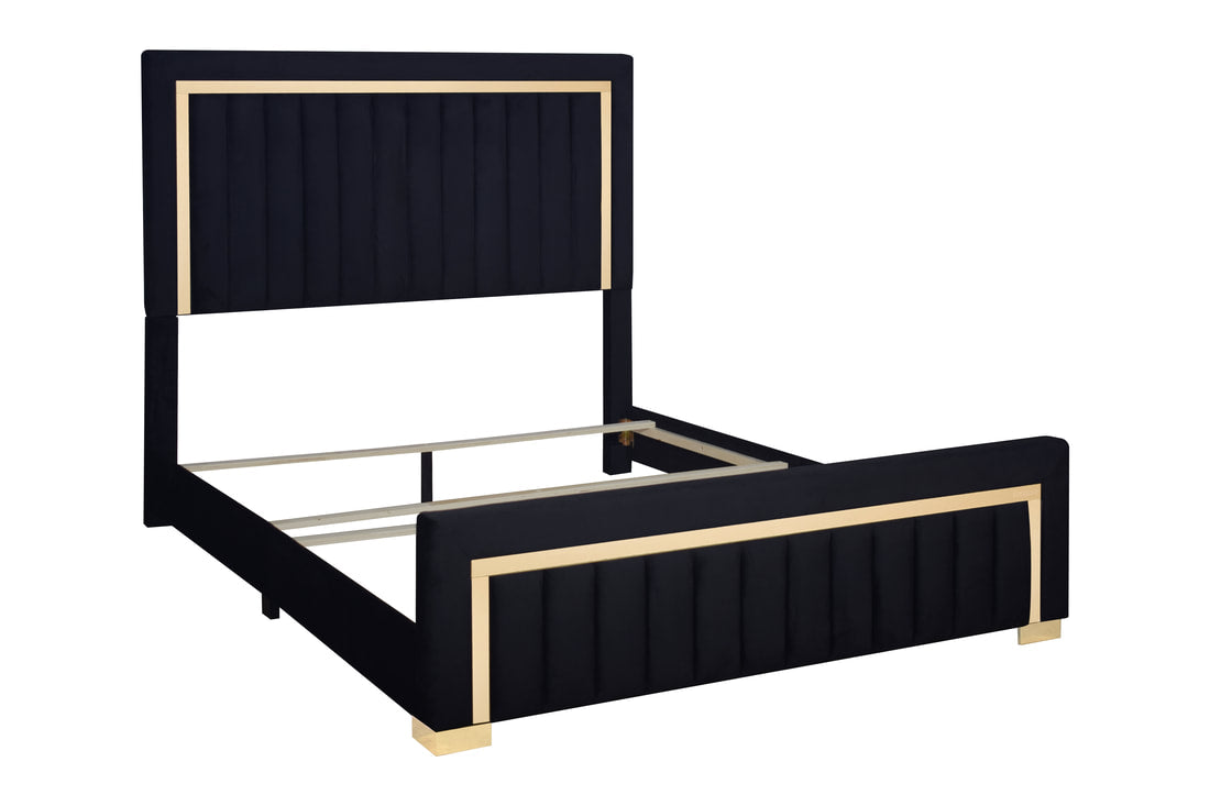 Black & Gold Bed (HH)