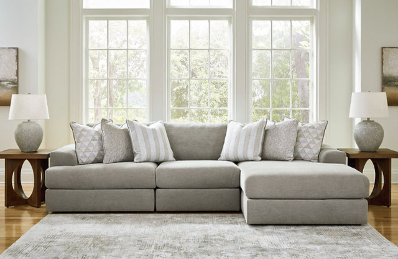 Ashley Avaliyah 3PC Sectional (Ash) (NE)