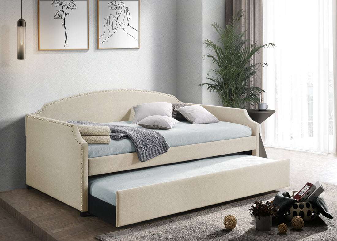 Amanda Beige - Daybed with Trundle (HH)