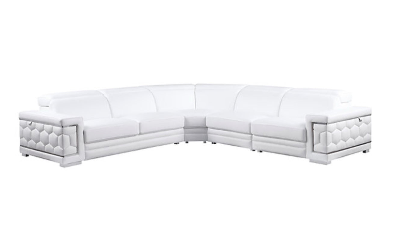 Favo Sectional (White) (NE)