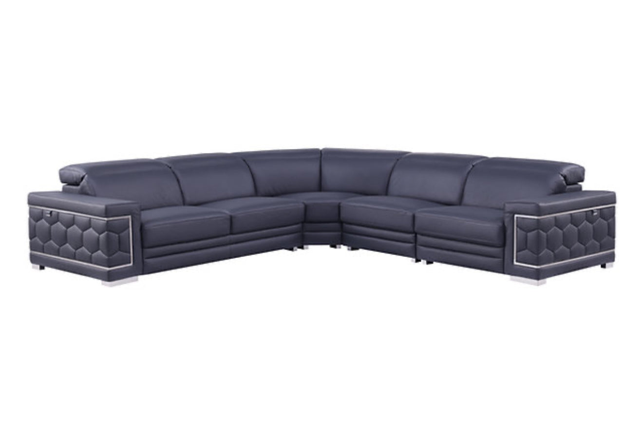 Favo Sectional (D.K. Navy) (NE)