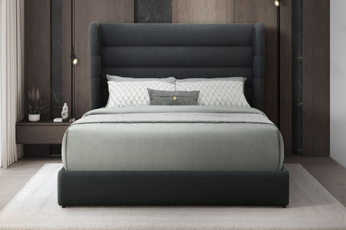 Hero Black Platform Bed (HH)