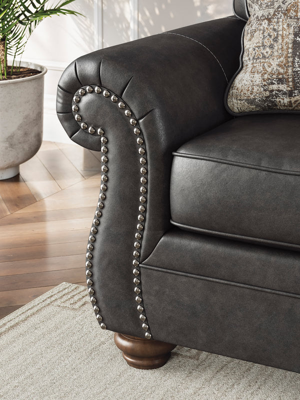 Ashley Charcoal Sofa & Loveseat Set (HH)