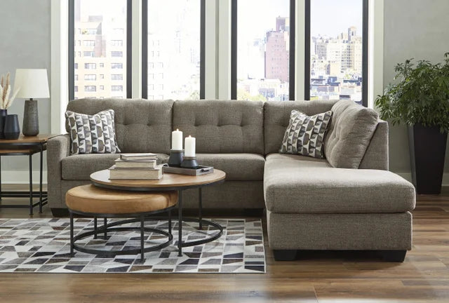 Ashley Chocolate Sectional (HH)