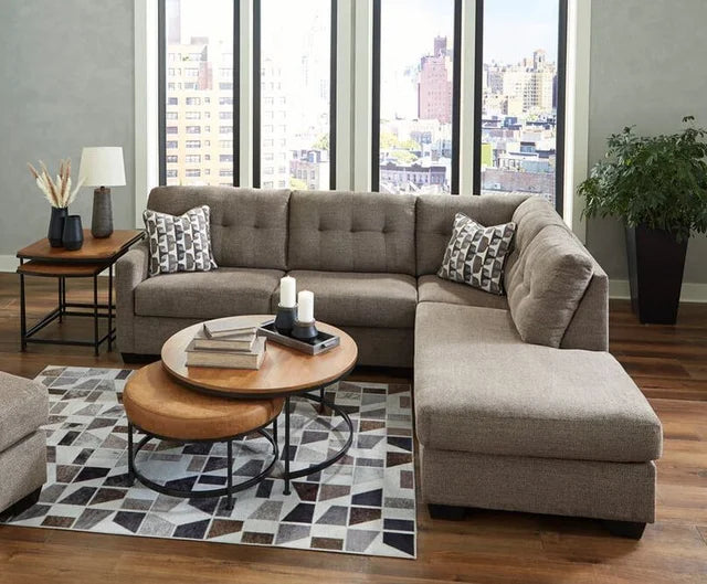 Ashley Chocolate Sectional (HH)