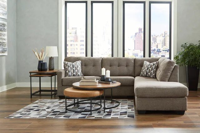 Ashley Chocolate Sectional (HH)
