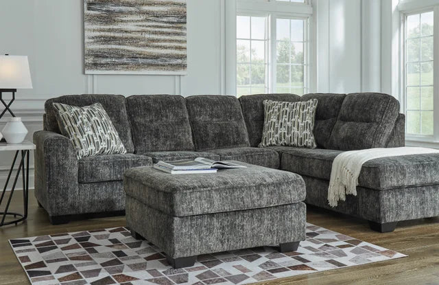 Ashley Gunmetal Sectional