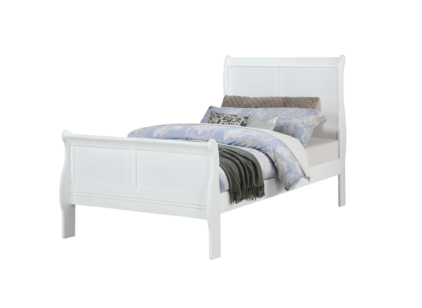 LOUIS PHILIP WHITE BEDROOM GROUP (CM)
