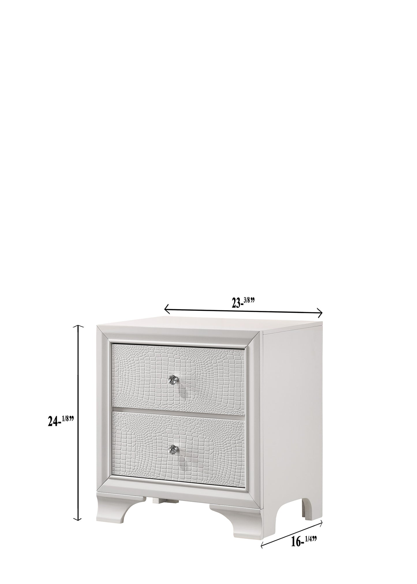 LYSSA BEDROOM GROUP (FROST) (CM)
