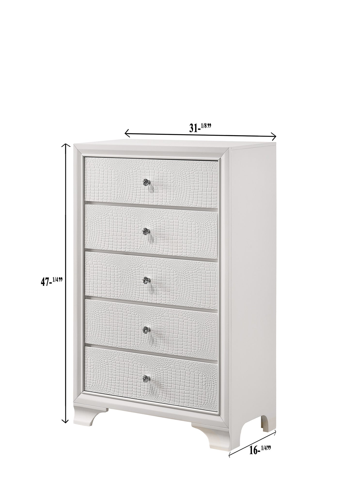 LYSSA BEDROOM GROUP (FROST) (CM)
