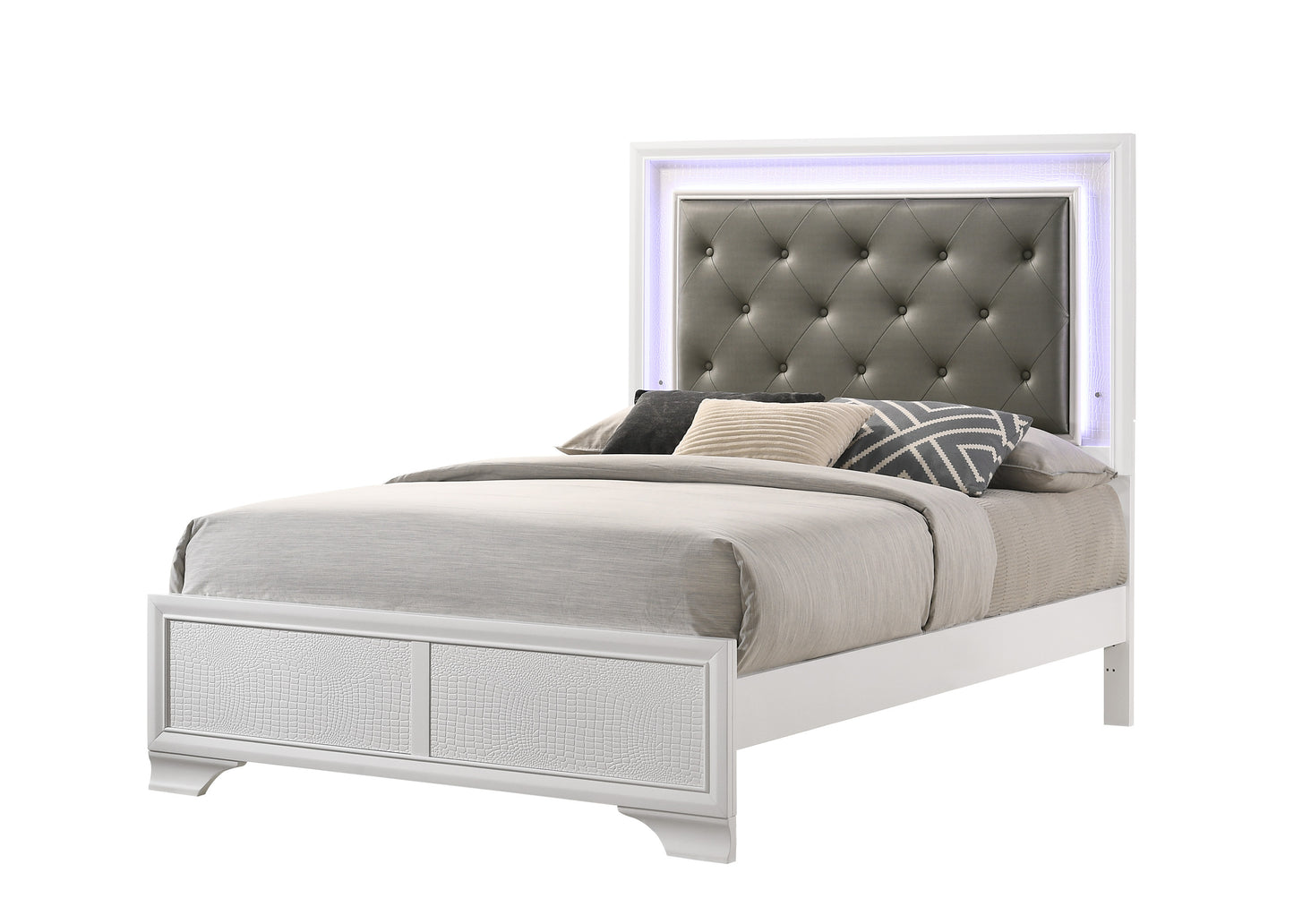 LYSSA BEDROOM GROUP (FROST) (CM)
