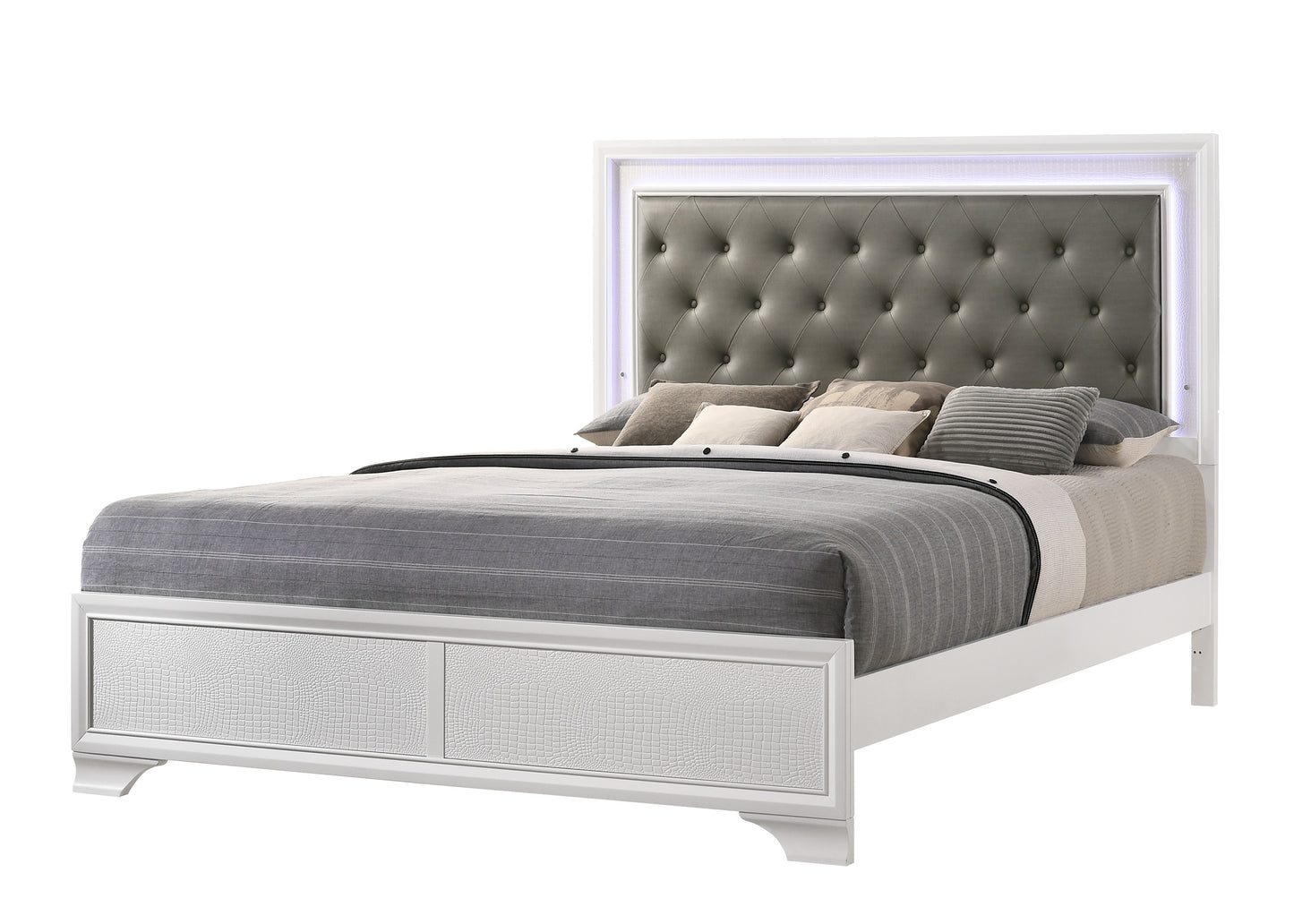LYSSA BEDROOM GROUP (FROST) (CM)
