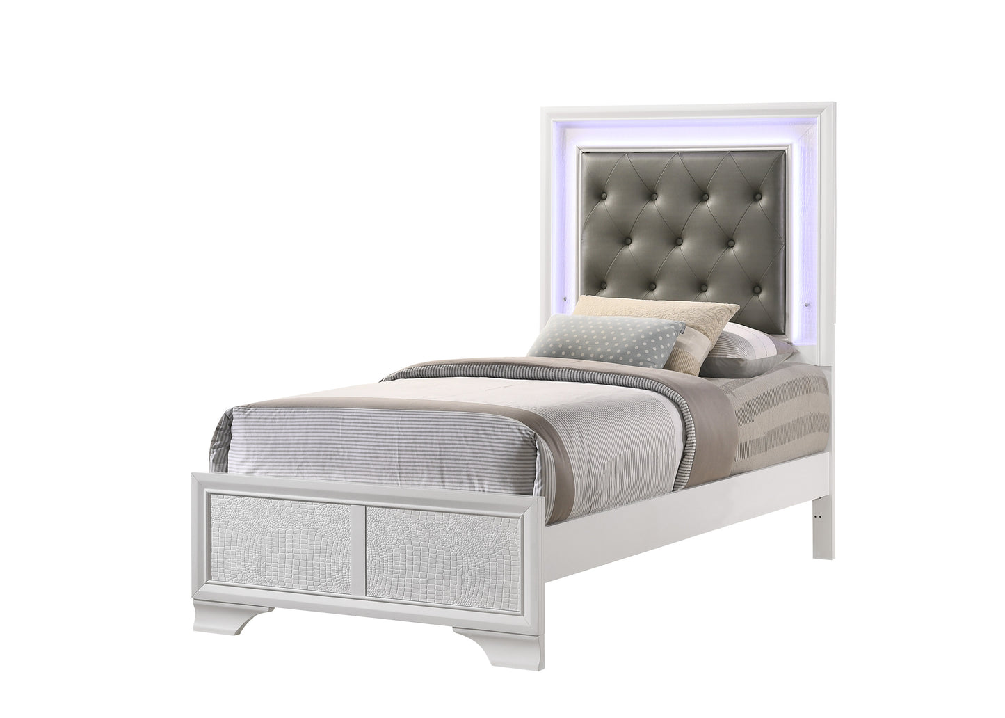 LYSSA BEDROOM GROUP (FROST) (CM)