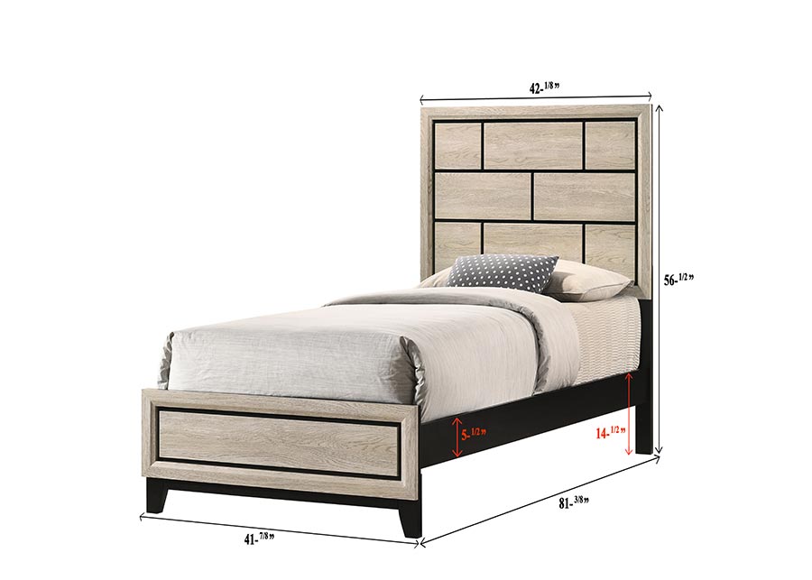 AKERSON DESTIN DRIFT WOOD BEDROOM GROUP (CM)(HH)