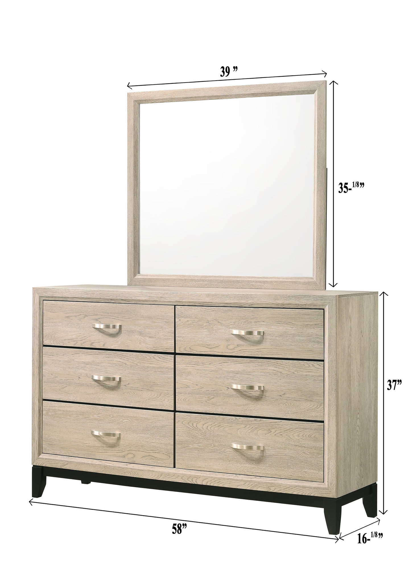 AKERSON DESTIN DRIFT WOOD BEDROOM GROUP (CM)(HH)