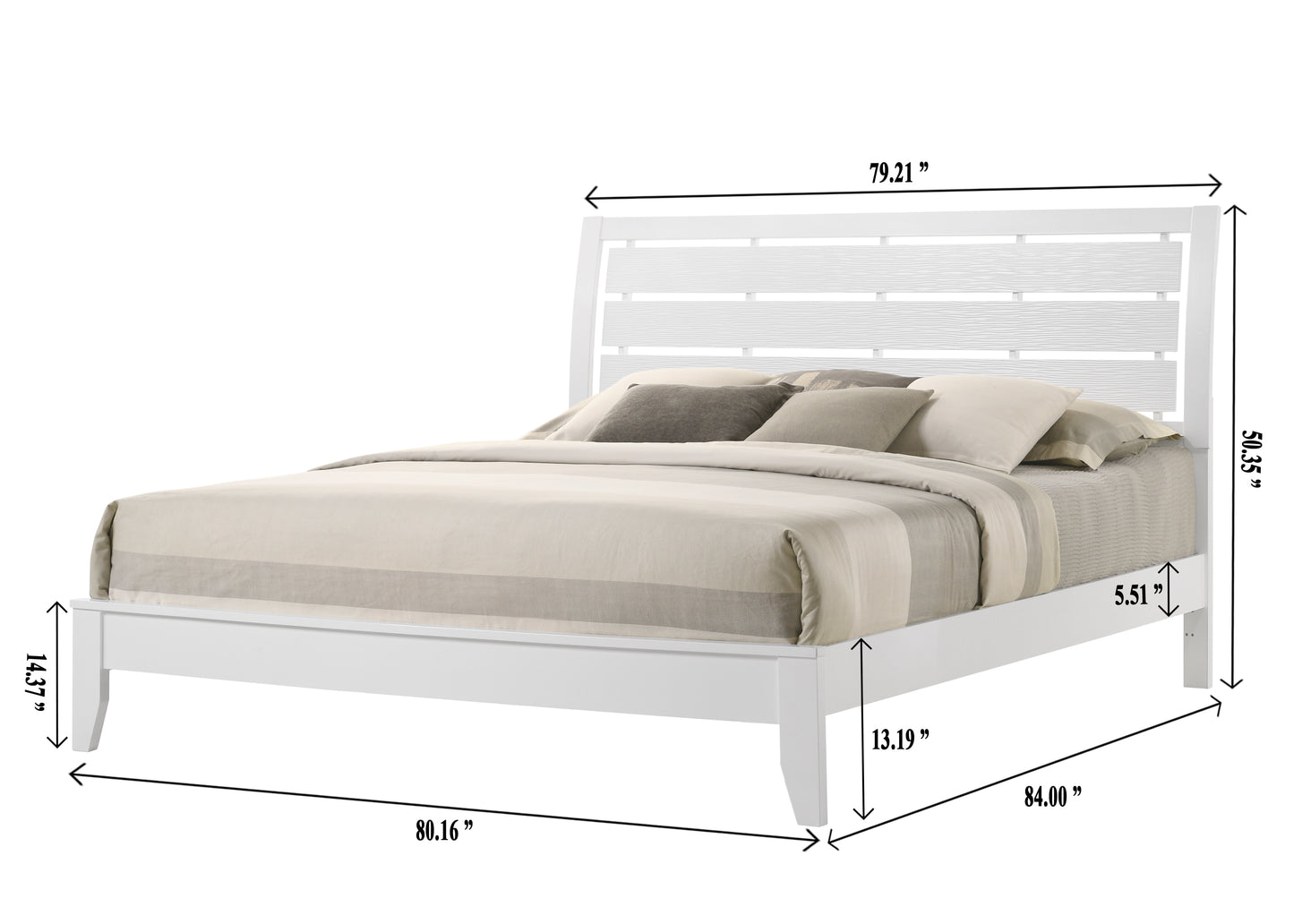 EVAN WHITE BEDROOM GROUP (CM)