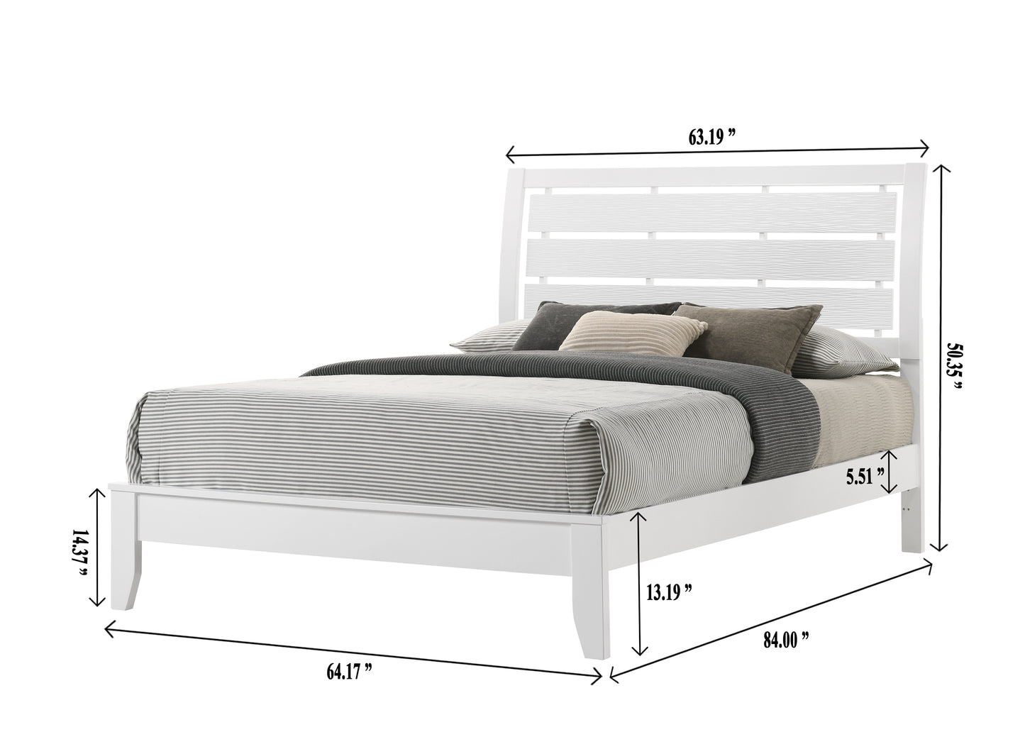 EVAN WHITE BEDROOM GROUP (CM)