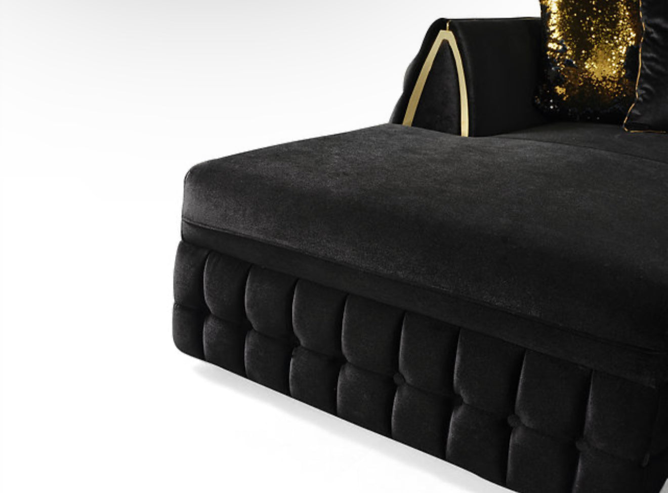 Sicilya Sectional (Black) (NE)