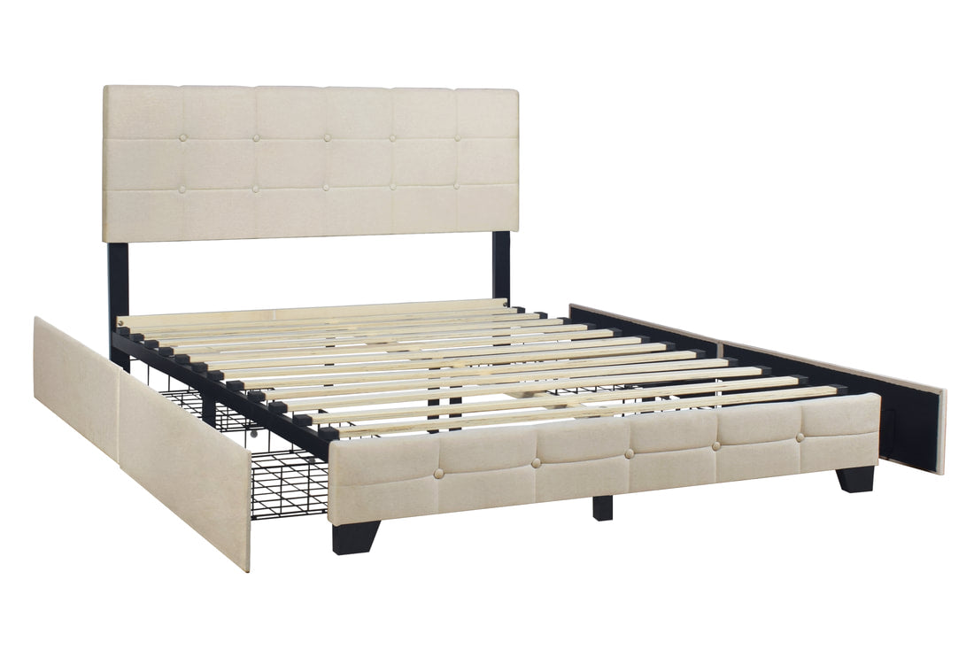 HH995 Platform Bed - Full, Queen, King (HH)