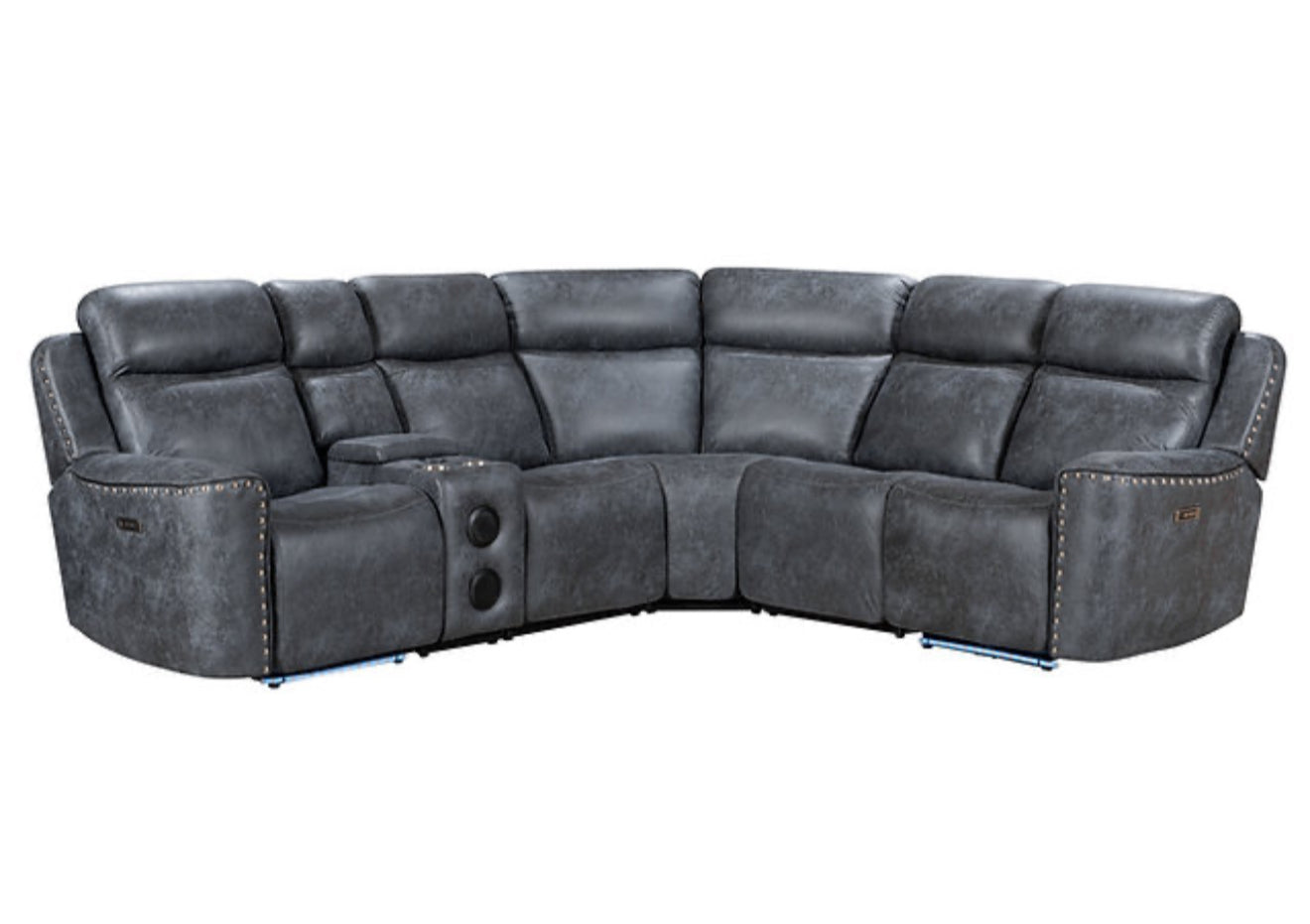 Romi Sectional Recliner (Grey) (NE)