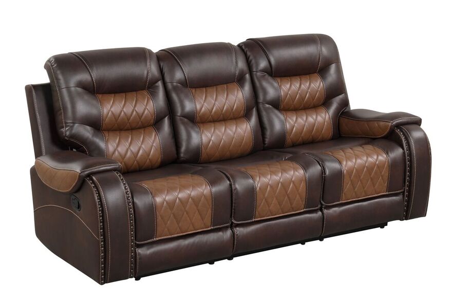 Ashley1001 2Tone Brown OVERSIZED 3PC Reclining Set (HH)