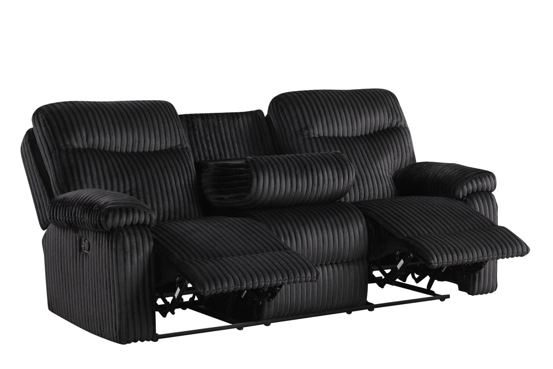 BRAVO - Black 3pc Reclining Set (HH)