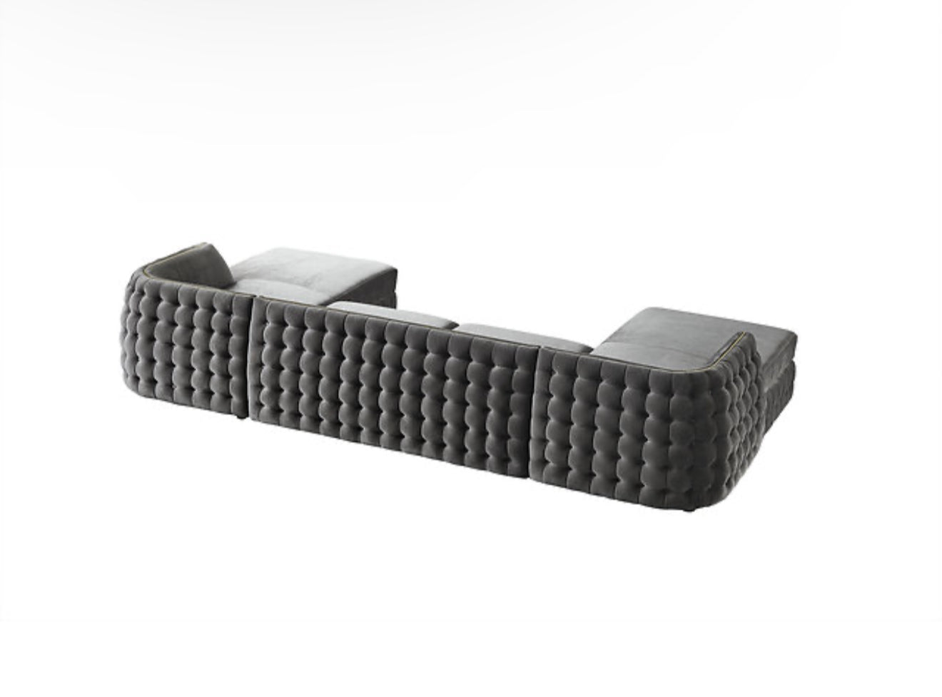 Sicilya Sectional (Grey) (NE)